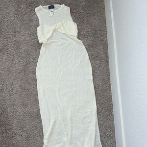 Sunday in Brooklyn Cream Strapless Dress